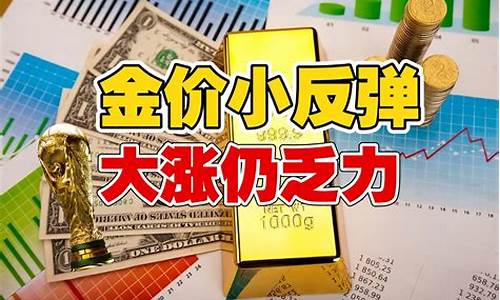 黄金回调_金价回调无力